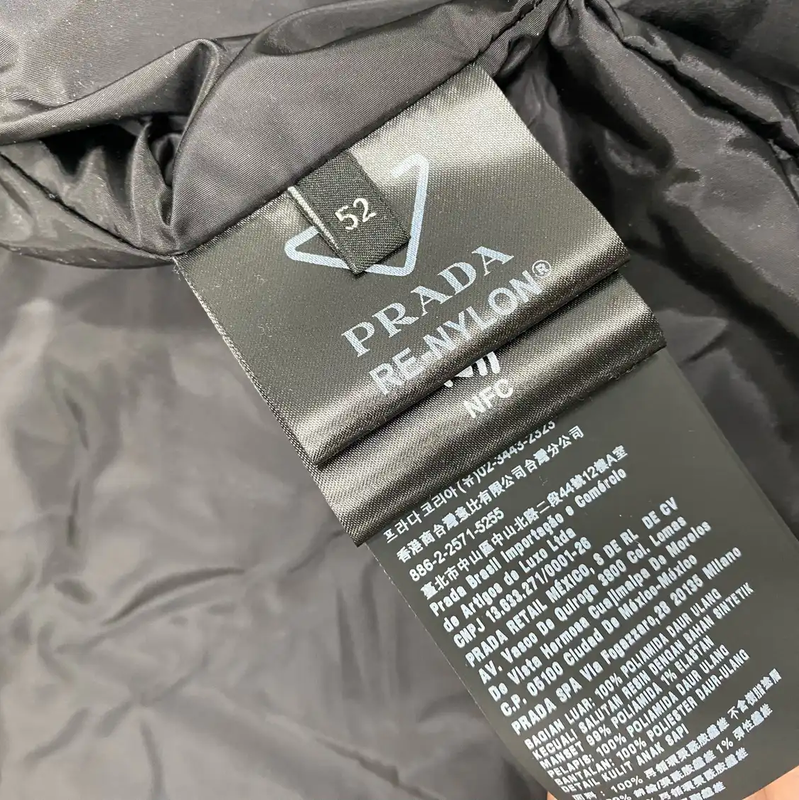 Prada Men's Black Winter Coat