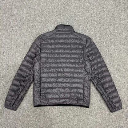 Prada Men's Gray Quilted Down Jacket