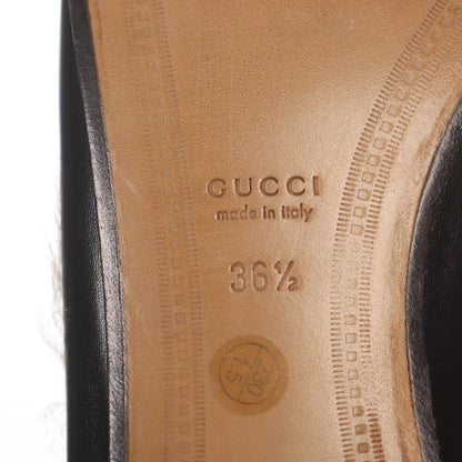 Gucci Black Fur-Lined Loafers 0079