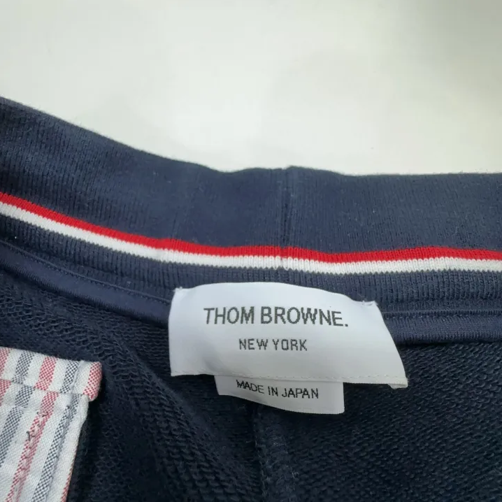 Thom Browne Classic Stripe Navy Cycling Shorts