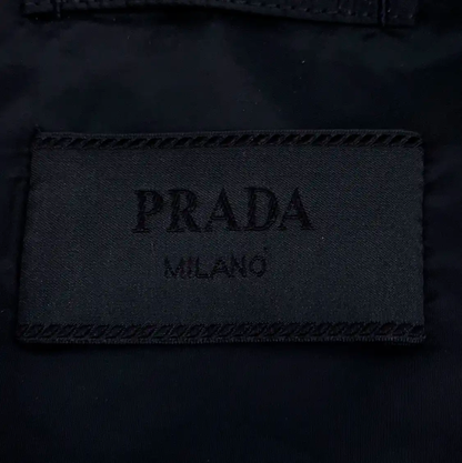 Prada Black Men's Outerwear Jacket Size XL
