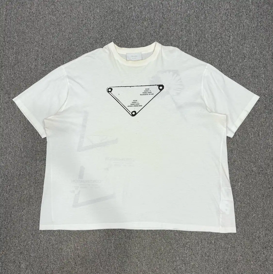 Prada White Cotton Men's T-Shirt XXL