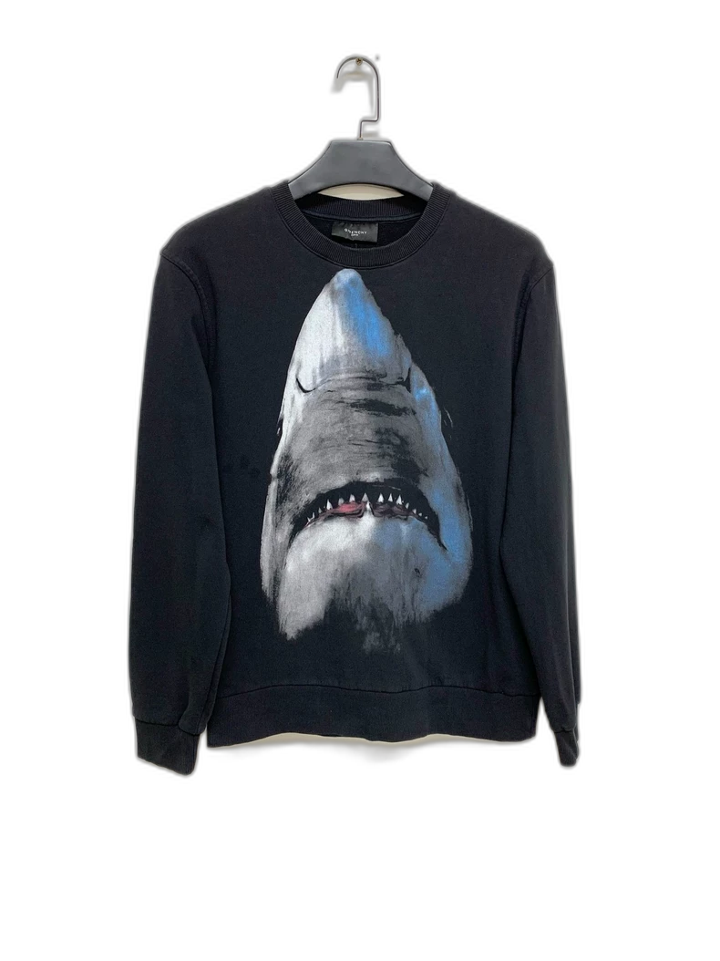 Givenchy Shark Print Sweatshirt in Black