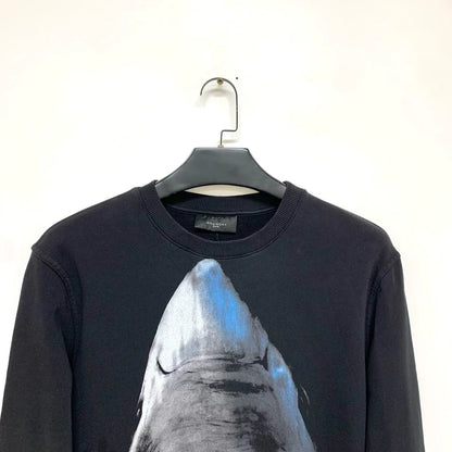 Givenchy Shark Print Sweatshirt in Black