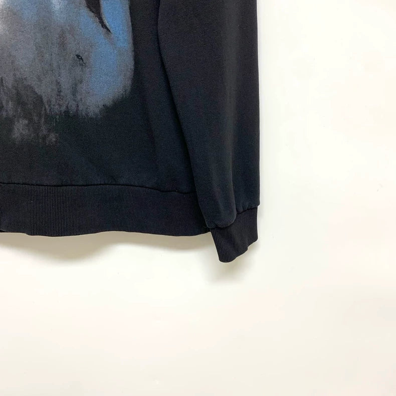 Givenchy Shark Print Sweatshirt in Black