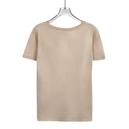 Celine Logo Print Cotton T-Shirt Size L