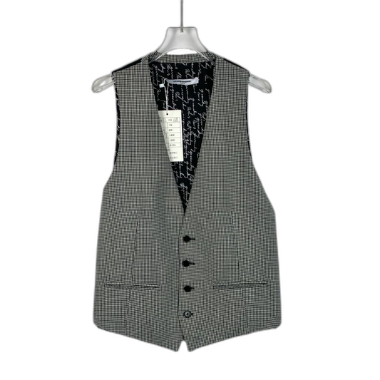 Givenchy Gray Wool Houndstooth Vest