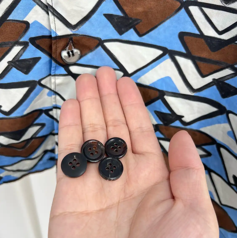 Prada Summer Multicolor Printed Short Sleeve Shirt