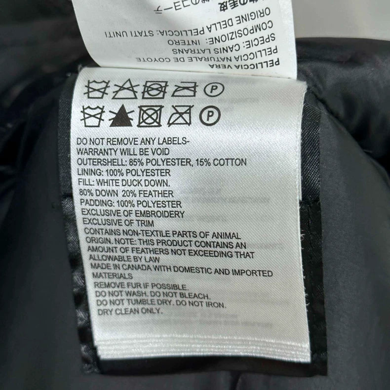 Canada Goose Fur Collar Parka Coat