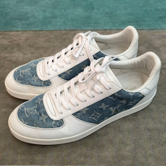 Louis Vuitton Stylish Low-Top Denim Sneakers 0079