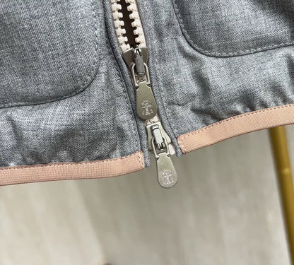 Brunello Cucinelli Gray Down Vest