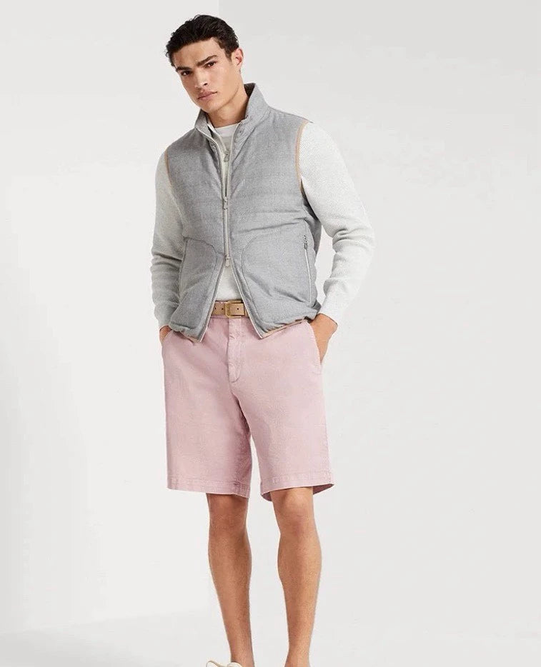 Brunello Cucinelli Gray Down Vest