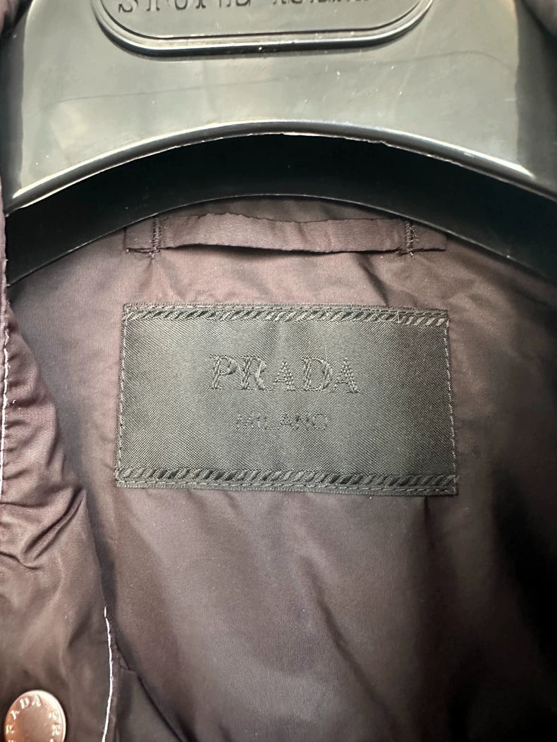 Prada Short Sleeve Button Cardigan