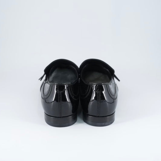 Gucci Black Patent Leather Dress Shoes for Men 0079