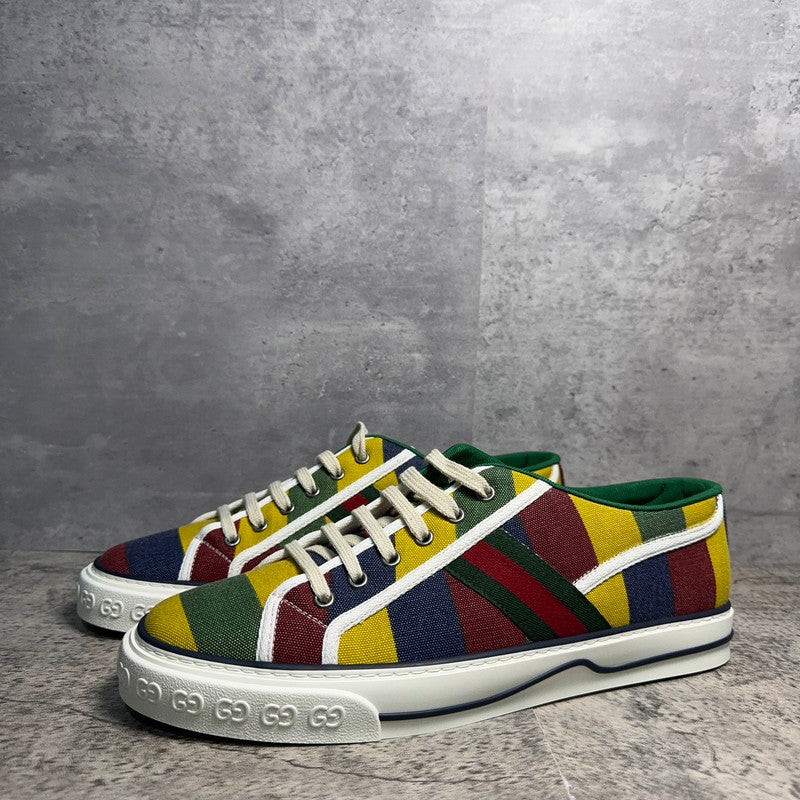 Gucci 1977 Tennis Colorful Canvas Fashion Sneakers 0079