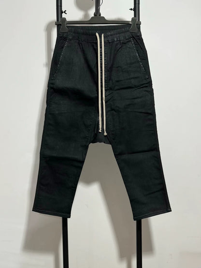 Rick Owens Waxed Cropped Pants S