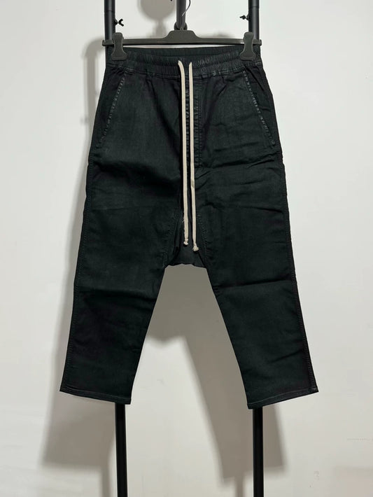 Rick Owens Waxed Cropped Pants S