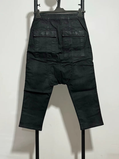 Rick Owens Waxed Cropped Pants S