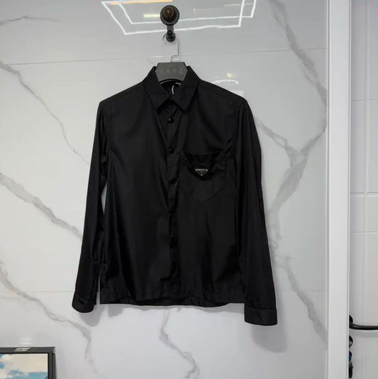 Prada Black Long Sleeve Shirt for Men