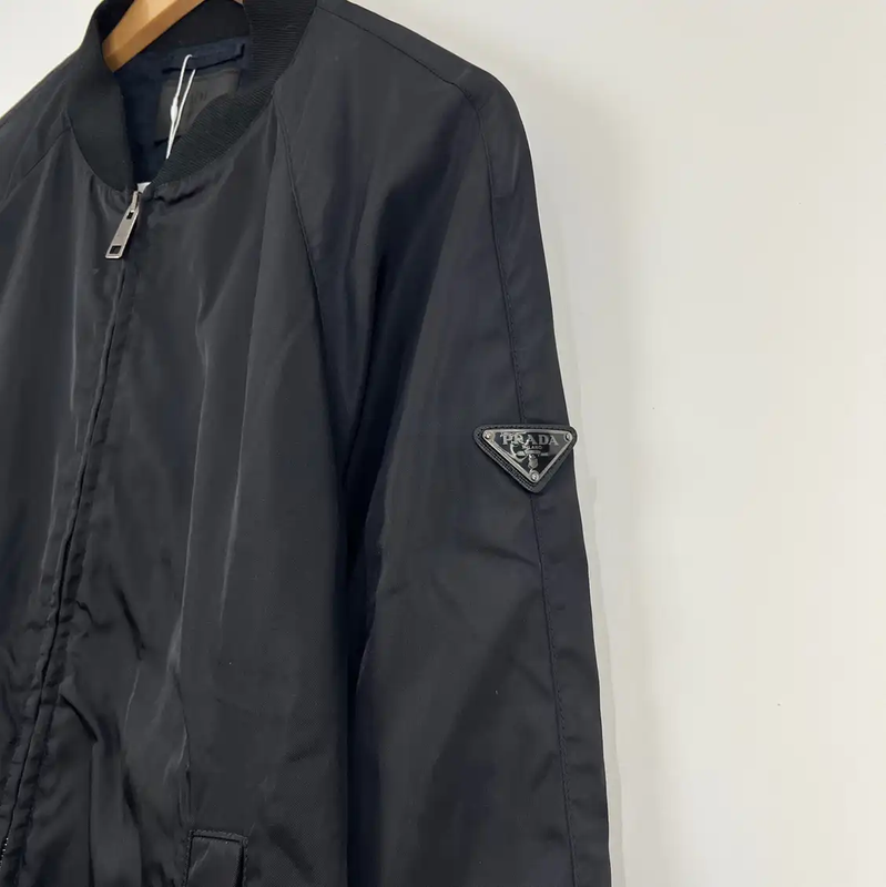 Prada Men's Black Polyester Jacket