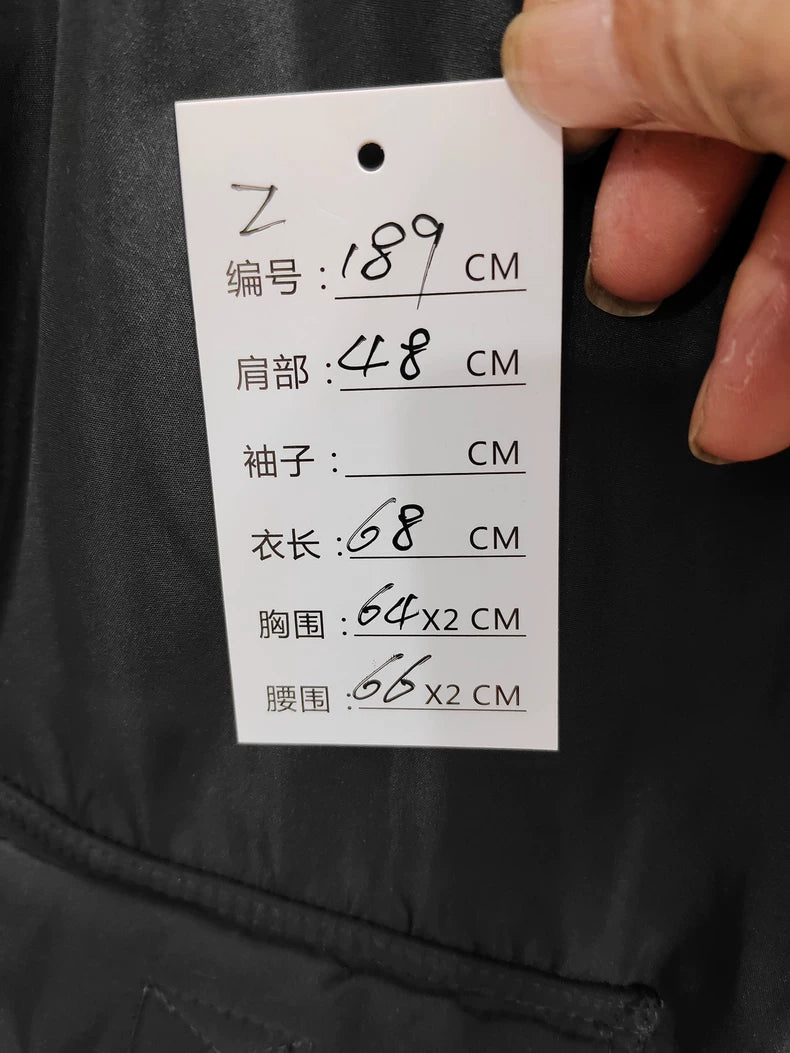 Vintage Black Insulated Vest Jacket