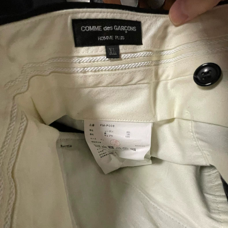 Comme Des Garçons Homme Plus Linen Trousers
