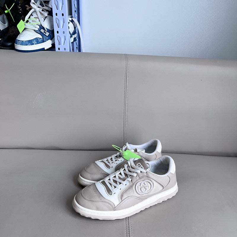 Gucci MAC80 Leather Sneakers in Gray 0079