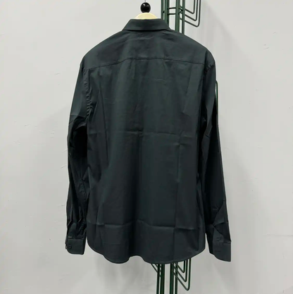 Prada Green Long Sleeve Cotton Shirt