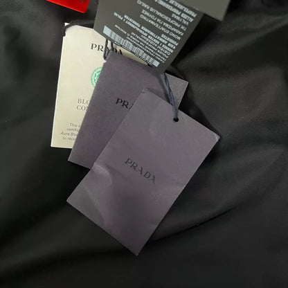 Prada Reversible Fur Coat with Triangle Logo