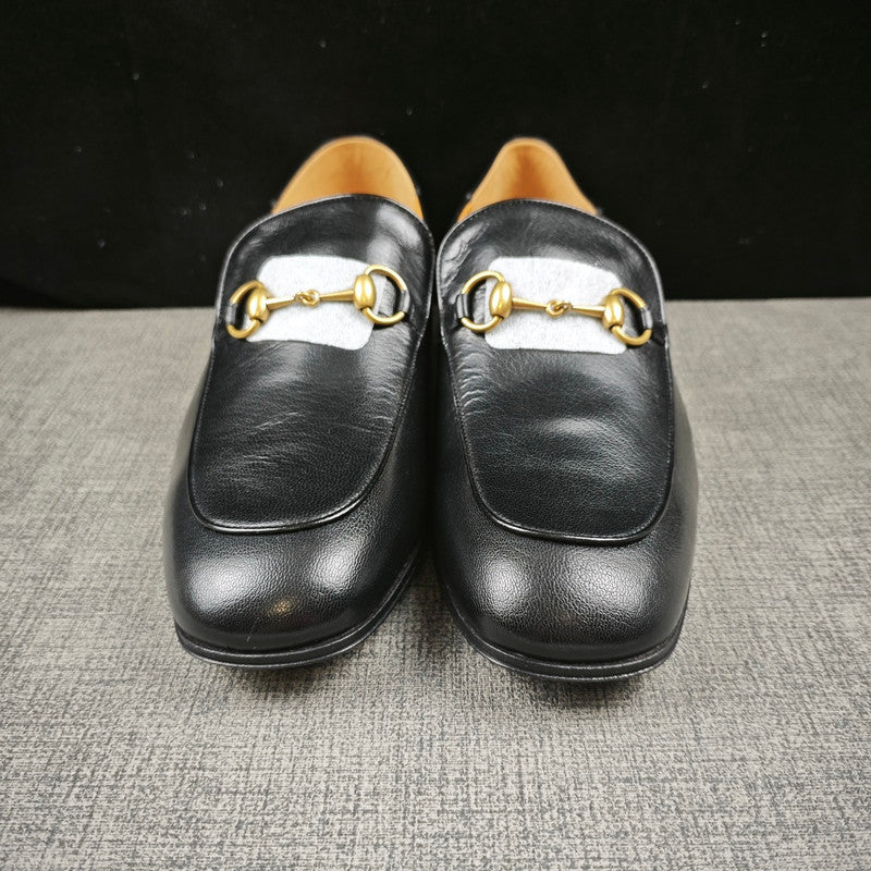 Gucci Jordaan Black Leather Casual Shoes 0079