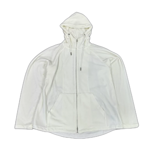 Velvet Zip Hoodie with Skull Design