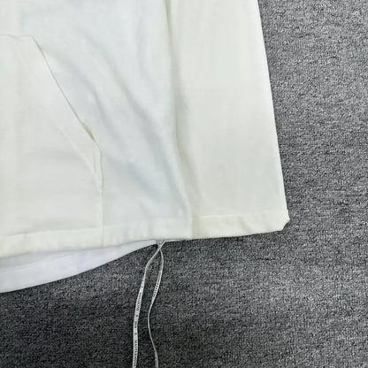 Velvet Zip Hoodie with Skull Design