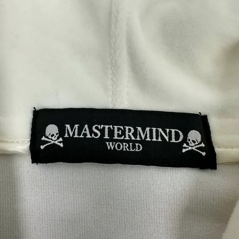 Velvet Zip Hoodie with Skull Design