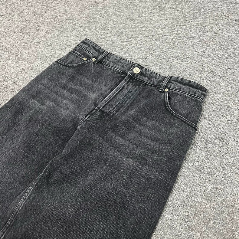Balenciaga Wide-Leg Denim Pants