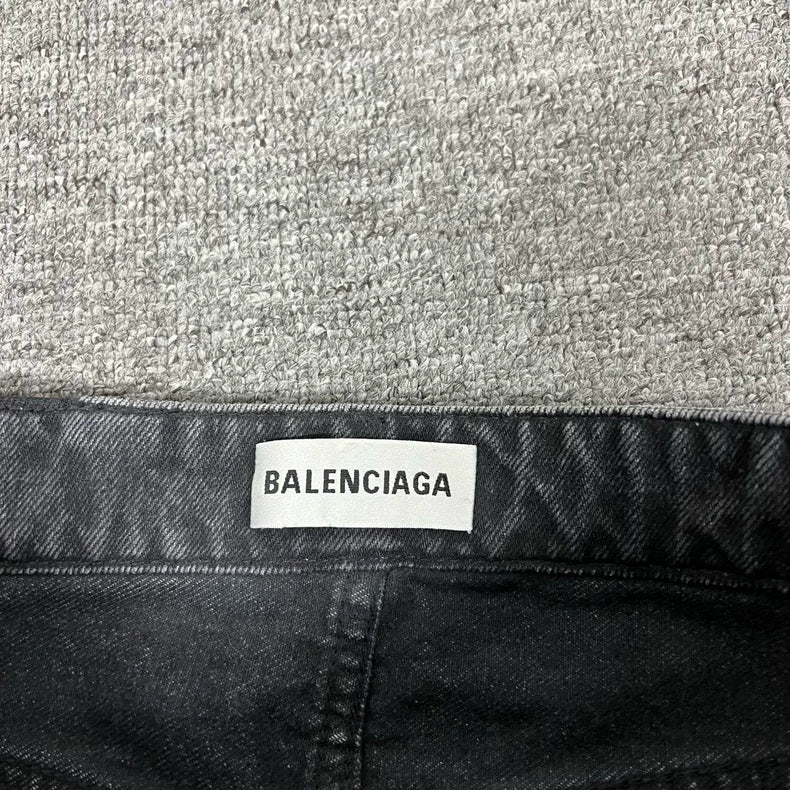 Balenciaga Wide-Leg Denim Pants