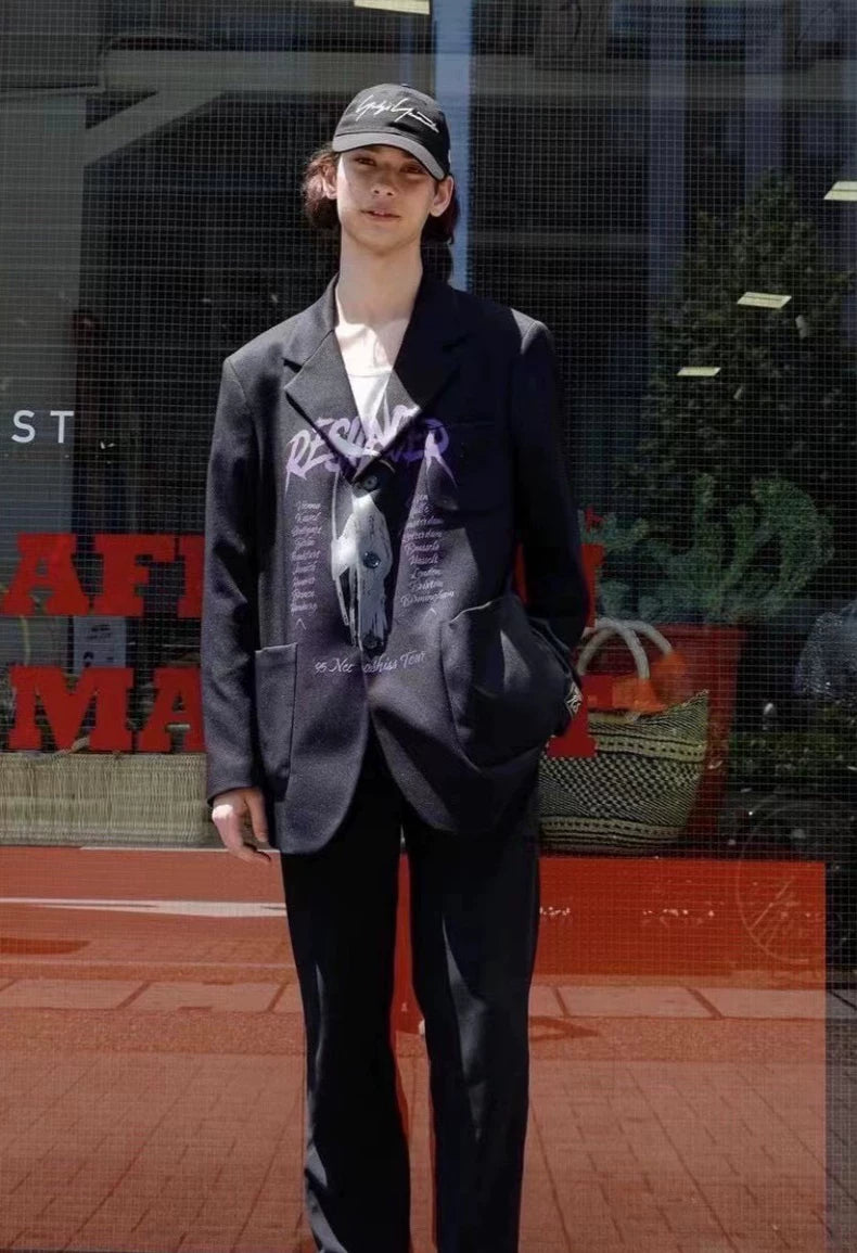 Raf Simons Grim Reaper Jacket Suit