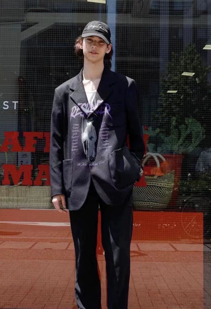 Raf Simons Grim Reaper Jacket Suit