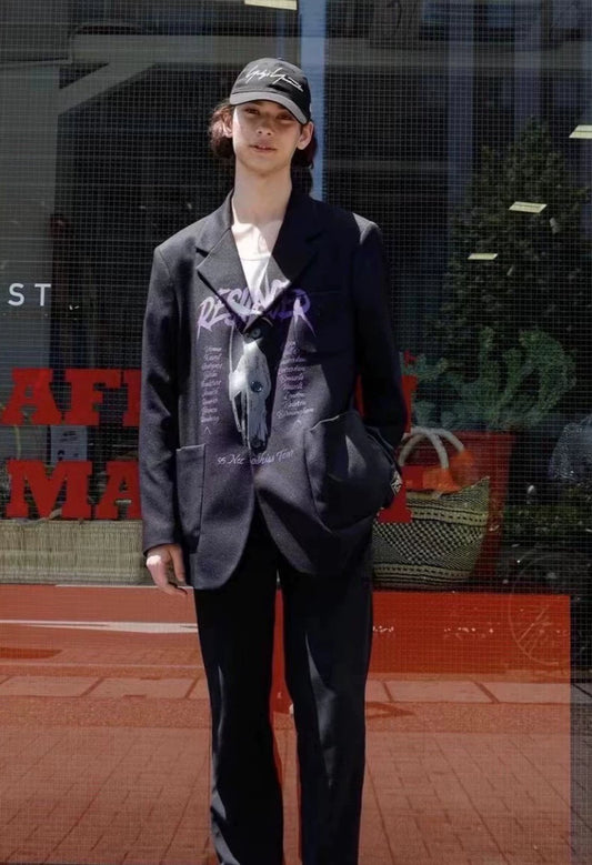 Raf Simons Grim Reaper Jacket Suit