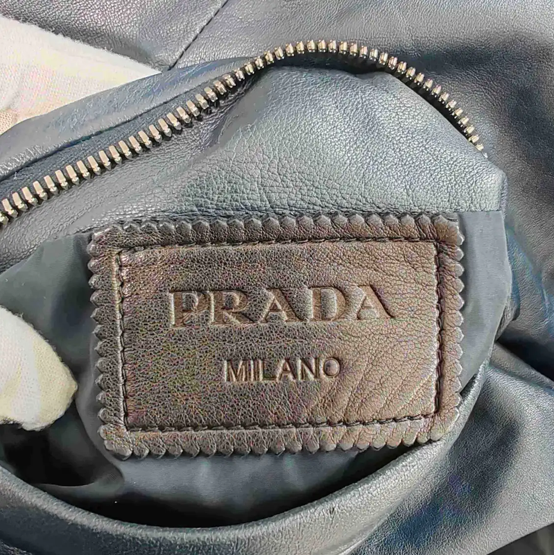 Prada Navy Blue Shell Men's Jacket