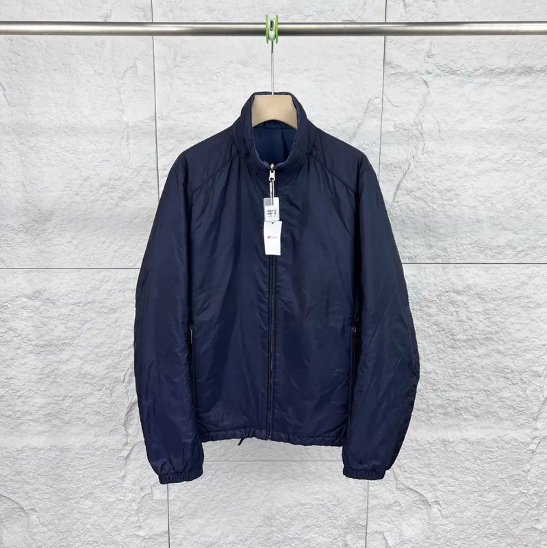 Prada Navy Blue Cotton Men's Jacket