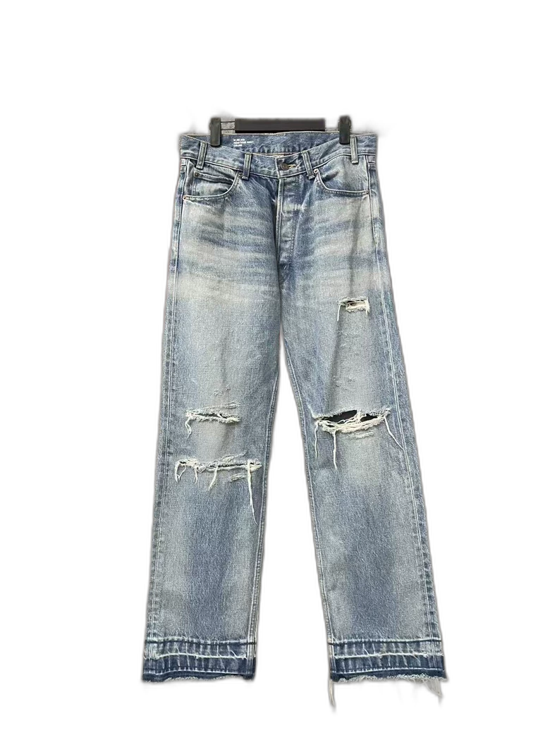 Celine Wesley Distressed Denim Pants