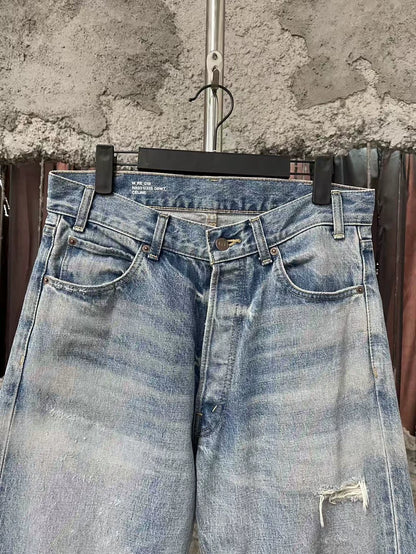 Celine Wesley Distressed Denim Pants