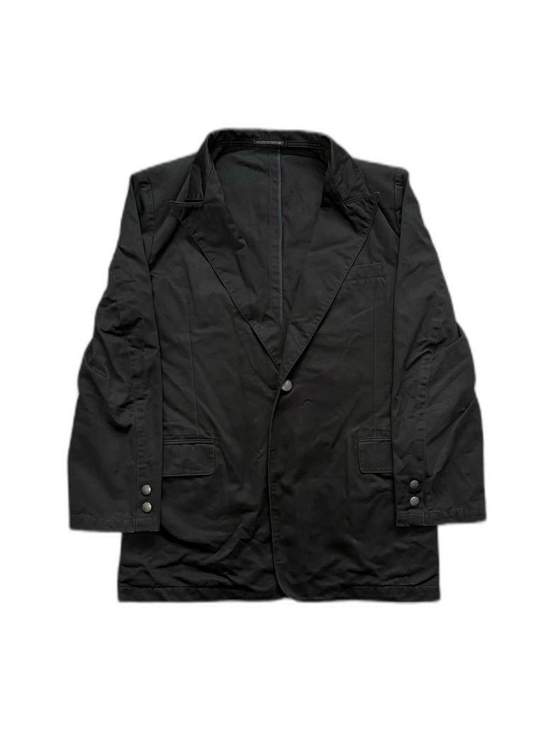 Yohji Yamamoto Black Blazer Jacket-zp