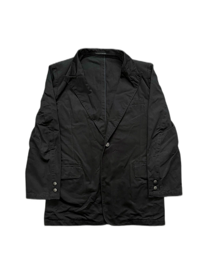 Yohji Yamamoto Black Blazer Jacket-zp