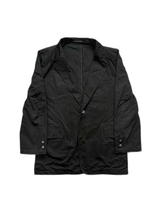 Yohji Yamamoto Black Blazer Jacket-zp