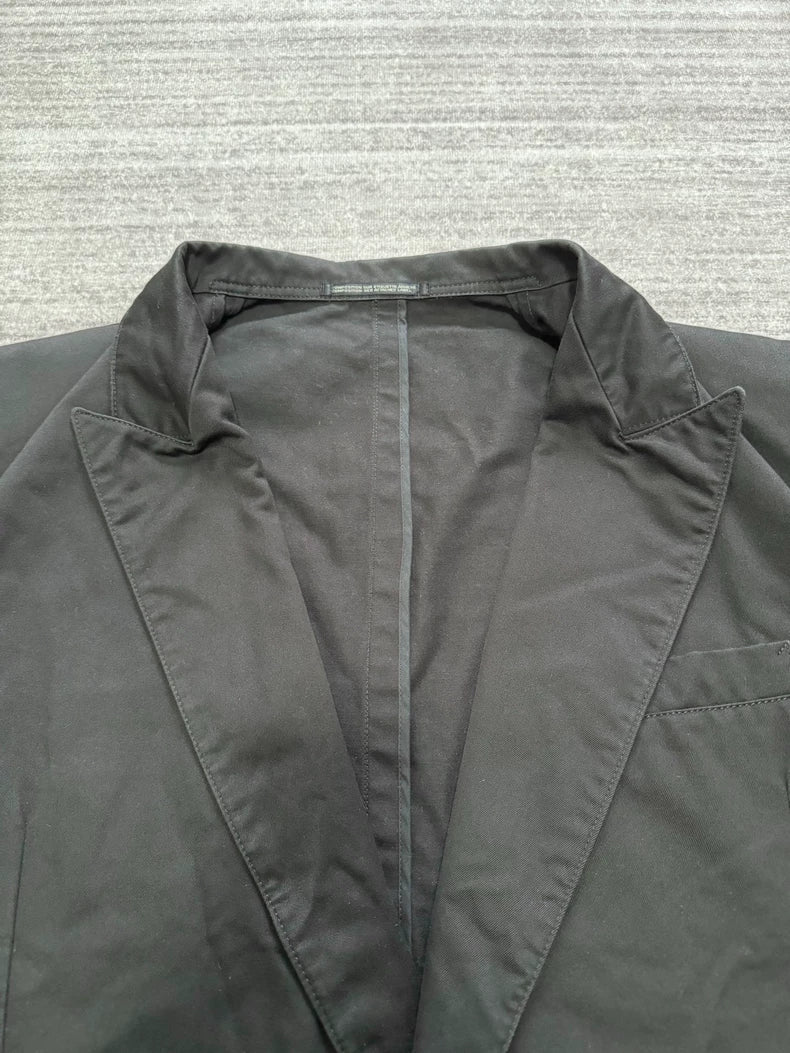 Yohji Yamamoto Black Blazer Jacket-zp