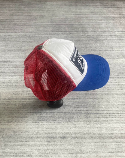 Chrome Hearts Trucker Hat Red Blue-zp