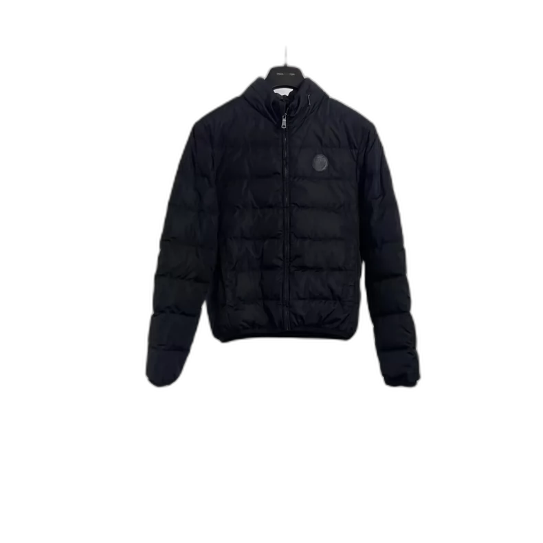 Black Gucci Puffer Jacket with Logo