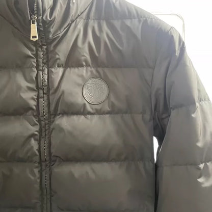 Black Gucci Puffer Jacket with Logo