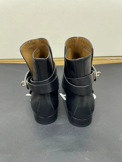 Hermes Kelly Black Ankle Boots